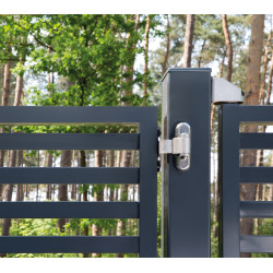 LOCINOX® BEARING HINGE bezúdržbový ložiskový osový záves, otvárateľný 90°, nastaviteľný 2D, kryt z nerezovej ocele LOCINOX® BEARING HINGE bezúdržbový ložiskový osový záves, otvárateľný 90°, nastaviteľný 2D, kryt z nerezovej ocele